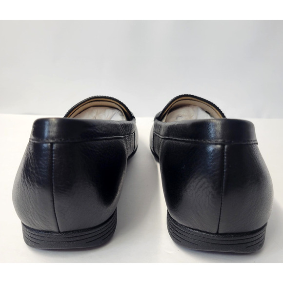 Dansko Loafer Shoes Womens Size 40 9.5-10 Black Leather Slip On Comfort Flats - Picture 10 of 16